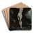 Christ on the Cross by El Greco (Domenikos Theotokopoulos) Art Drink Coaster set