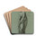 Jeune femme se dshabillant by Pierre-Paul Prud'hon Drink Coasters - set of 4