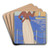 Costume de Yacht by George Barbier Art Drink Coaster set