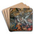 Allegory of the illustrious achievements of Swedish kings by David Klcker Ehrenstrahl Art Drink Coaster set