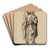 St. Sebastian by Hans Holbein The Elder Art Drink Coaster set