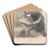 Mary Constable Reading by John Constable Art Drink Coaster set