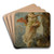 Alpenflora by Hans Zatzka Art Drink Coaster set