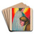 Lcheln by Karl Wiener Art Drink Coaster set