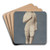 Figurehead of Rembrandt by Frances Cohen Art Drink Coaster set