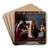 Saint Sverin, abb d'Agaune, gurit le roi Clovis by Sbastien Melchior Cornu Art Drink Coaster set Saint Sverin, abb d'Agaune, gurit le roi Clovis by Sbastien Melchior Cornu Art Drink Coaster set