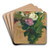 Bouquet de fleurs dans un vase by Albert Marquet Art Drink Coaster set Bouquet de fleurs dans un vase by Albert Marquet Art Drink Coaster set