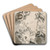 Musicerende figuren in de wolken by Jacob de Wit Art Drink Coaster set