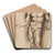 Mercury by Anthony van Dyck Art Drink Coaster set