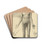 Nude man by Ferdinand Katona Drink Coasters - set of 4