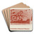 Merk- en stoplappen by Jolijn van de Wouw Art Drink Coaster set