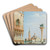 Venedig, Blick auf San Giorgio Maggiore vom Markusplatz aus by Marco Grubacs Art Drink Coaster set