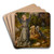 Saint Francis Receiving the Stigmata by Joos Van Cleve Art Drink Coaster set
