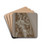 Youth Running by Giorgio Vasari Drink Coasters - set of 4