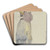 Mdchen mit Kind auf dem Arm by Hugo Kauffmann Art Drink Coaster set