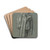 A Young Man Standing by Govert Flinck Drink Coasters - set of 4 A Young Man Standing by Govert Flinck Drink Coasters - set of 4
