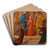 Gang der Hl. Familie zum Tempel (Entwurf fr ein Altarbild in der Lichtentaler Pfarrkirche) by Leopold Kupelwieser Art Drink Coaster set