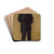 The Thinker; Portrait of Louis N. Kenton by Thomas Eakins Drink Coasters - set of 4 The Thinker; Portrait of Louis N. Kenton by Thomas Eakins Drink Coasters - set of 4