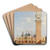 Venice, a view of St Marks Square by Marco Grubacs Art Drink Coaster set Venice, a view of St Marks Square by Marco Grubacs Art Drink Coaster set