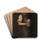The Whistling Boy by William Merritt Chase Drink Coasters - set of 4 The Whistling Boy by William Merritt Chase Drink Coasters - set of 4