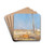 Under a southern sun (Timber splitter's camp) by Charles Conder Drink Coasters - set of 4 Under a southern sun (Timber splitter's camp) by Charles Conder Drink Coasters - set of 4