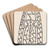 Schild by Reijer Stolk Art Drink Coaster set Schild by Reijer Stolk Art Drink Coaster set
