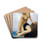 After the Bath by William Bouguereau Drink Coasters - set of 4