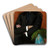Portrait of Jzef Czajkowski by Olga Boznanska Art Drink Coaster set