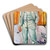 Portrait of the Painter Ludvig Karsten by Edvard Munch Art Drink Coaster set