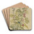 Rosella by Jan van Huysum Art Drink Coaster set