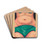 Ohne Titel by Karl Wiener Drink Coasters - set of 4