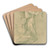 Dance by Armand Rassenfosse Art Drink Coaster set