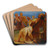 The Snyders Triptych III by Jan Boeckhorst Art Drink Coaster set