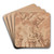 Venus at the Forge of Vulcan by French School Art Drink Coaster set