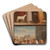 Sainte Genevive gurit sa mre aveugle. Saint Germain d'Auxerre et saint Loup prdisent aux parents de Sainte Genevive la destine de leur fille by Pierre-Auguste Pichon Art Drink Coaster set Sainte Genevive gurit sa mre aveugle. Saint Germain d'Auxerre et saint Loup prdisent aux parents de Sainte Genevive la destine de leur fille by Pierre-Auguste Pichon Art Drink Coaster set