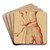 Etude pour un homme debout by Henri Leopold Lvy Art Drink Coaster set