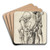 Bauer by Niklaus Manuel Art Drink Coaster set