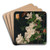 Azaleas and Roses by George Cochran Lambdin Art Drink Coaster set Azaleas and Roses by George Cochran Lambdin Art Drink Coaster set