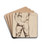 Hercules by Peter Paul Rubens Drink Coasters - set of 4