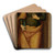 Saint Lucy by Pietro Perugino Art Drink Coaster set