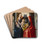 The Saint Anne Altarpiece - Saint Anne with the Virgin and Child (middle panel) by Workshop of Gerard David Drink Coasters - set of 4