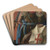 The Archangel Michael by Filippino Lippi Art Drink Coaster set