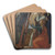 Deposition from the Cross by Juan de Borgoa Art Drink Coaster set