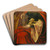 The Sts. Magdalen and Ursula right wing of an altarpiece by Anton Woensam Art Drink Coaster set