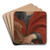 Saint John by Peter Paul Rubens Art Drink Coaster set