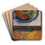 Alpenveilchen by August Macke Art Drink Coaster set