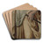 Sibyl Agrippina by Lambert Van Noort Art Drink Coaster set