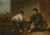 A street scene in Macau with two figures playing a game by George Chinnery Art Print Download