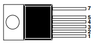 TOP255YN ; IC SMPS AC/DC switcher 59.4?145kHz, TO220-7C