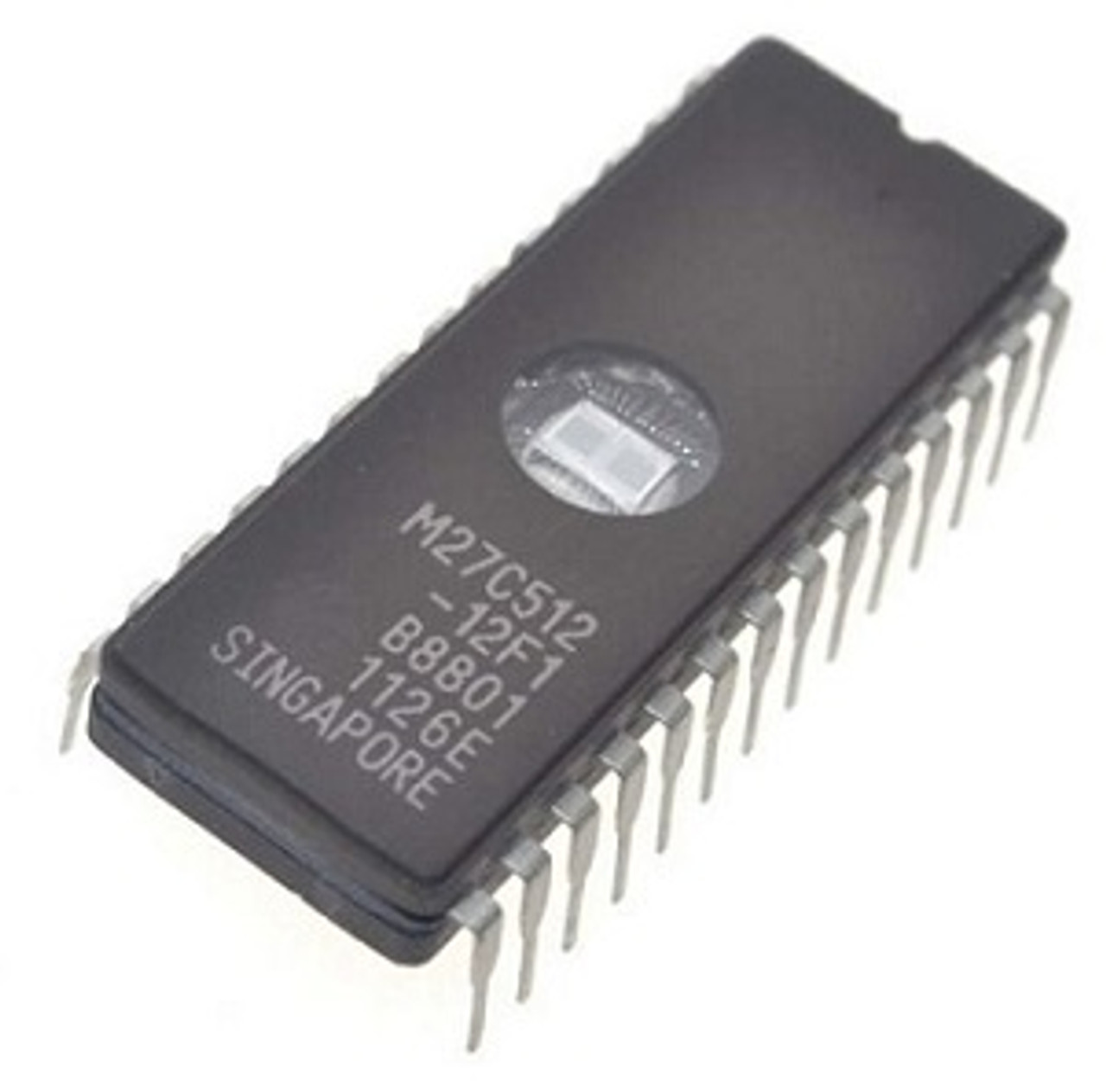 M27C512-12F1 ; Memory UV EPROM, DIP-28-W